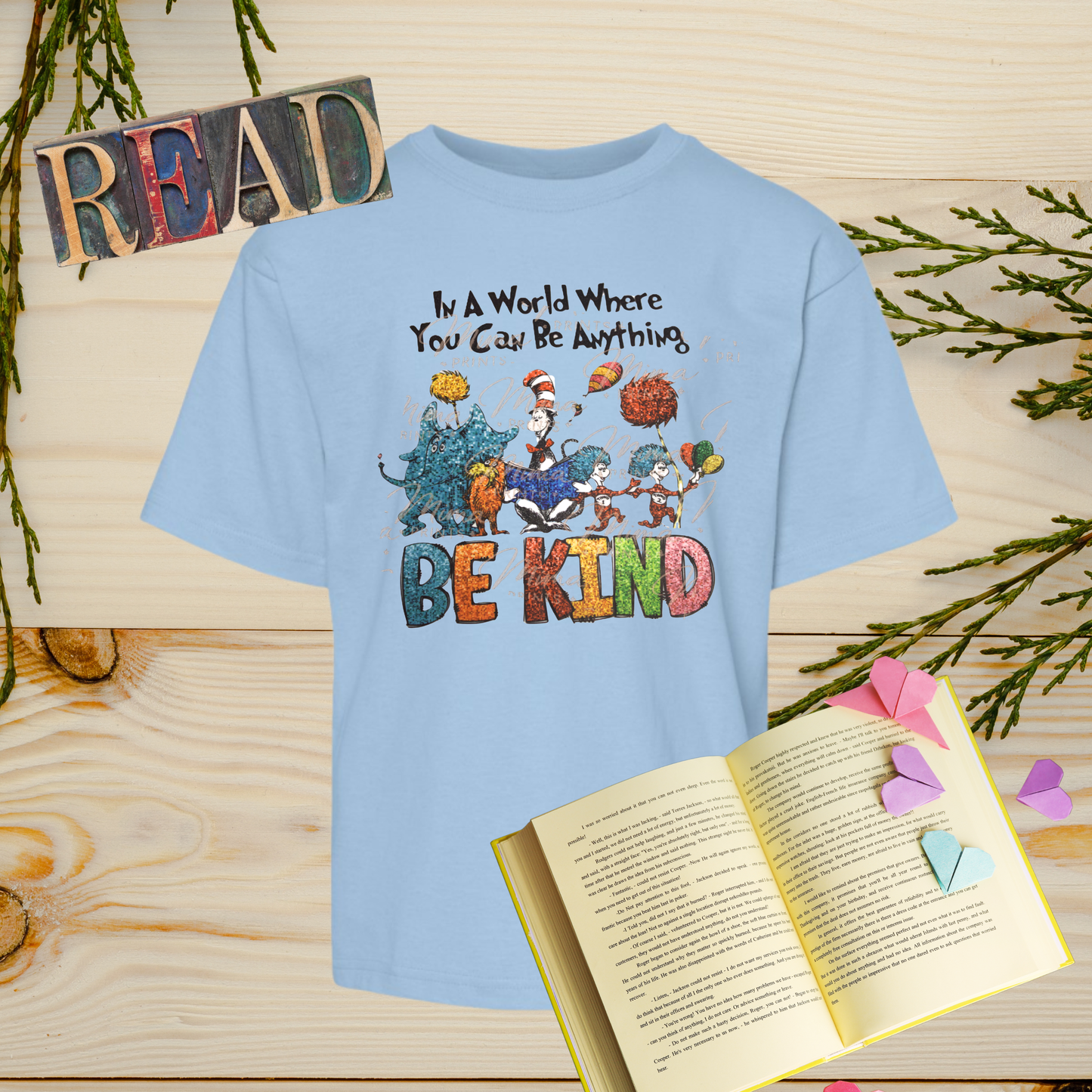 Be Kind Faux Glitter