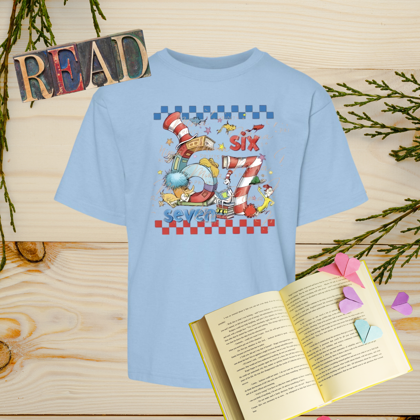 6 7 Reading Tee