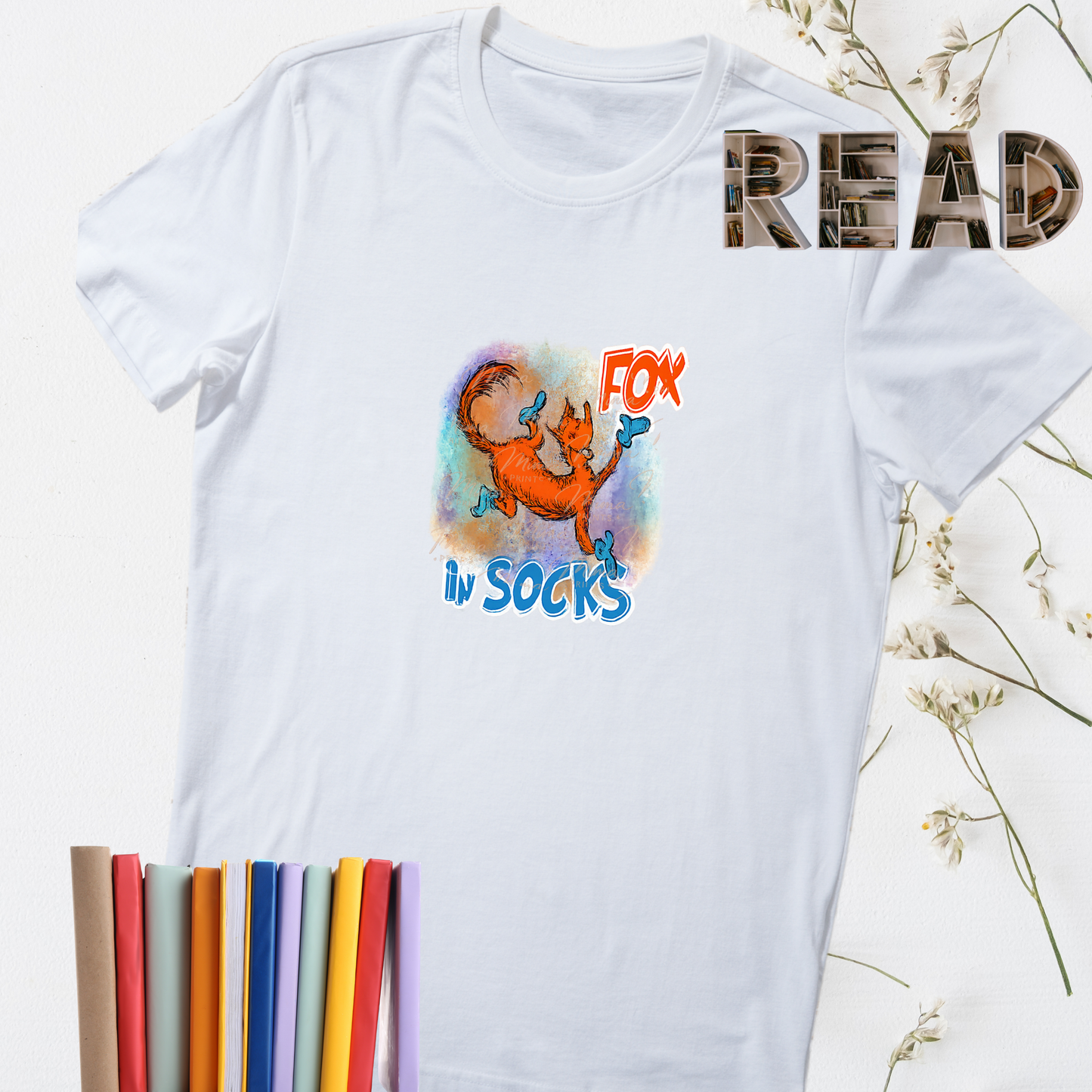 Fox in Socks Inspired Tee