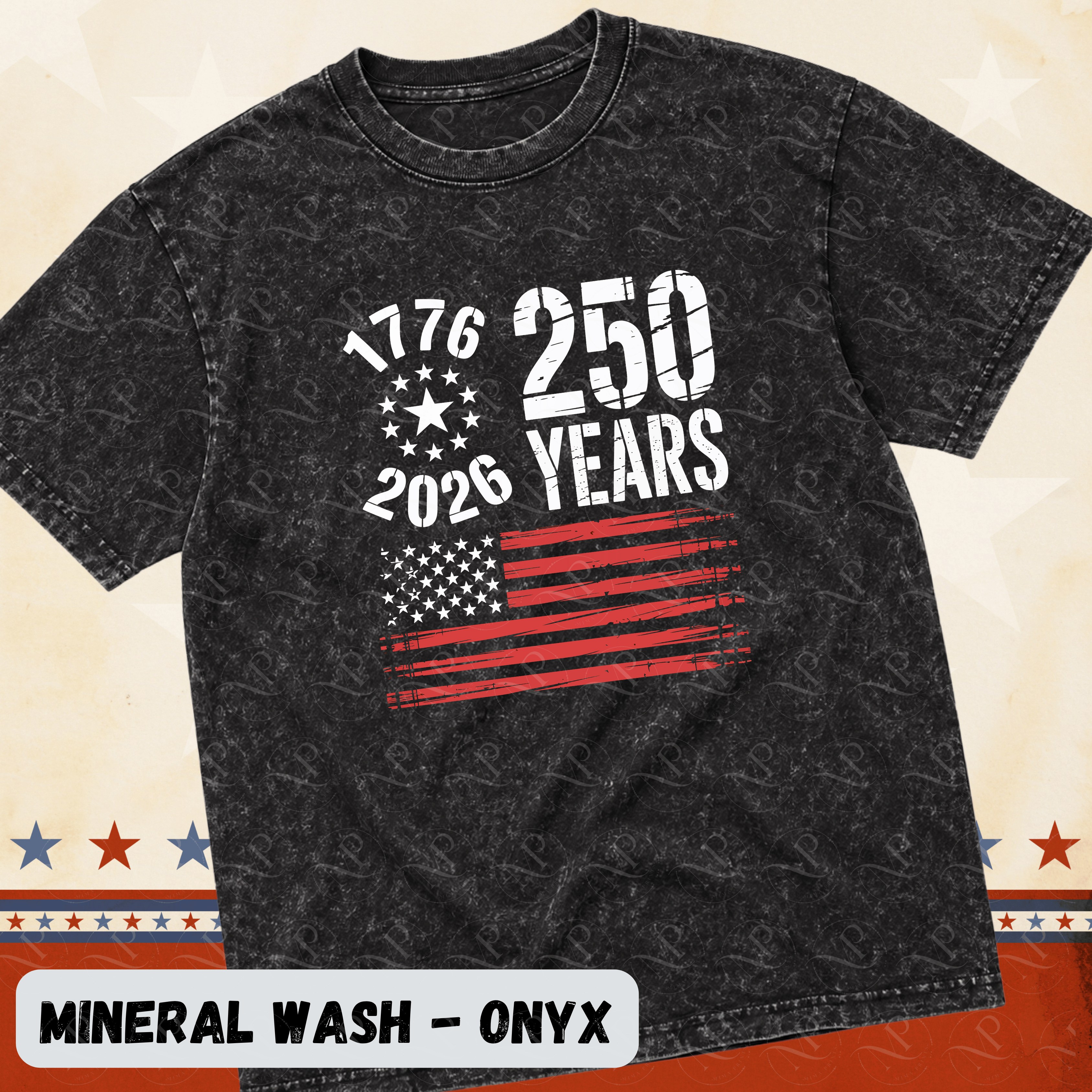 Vintage 250 Years Flag