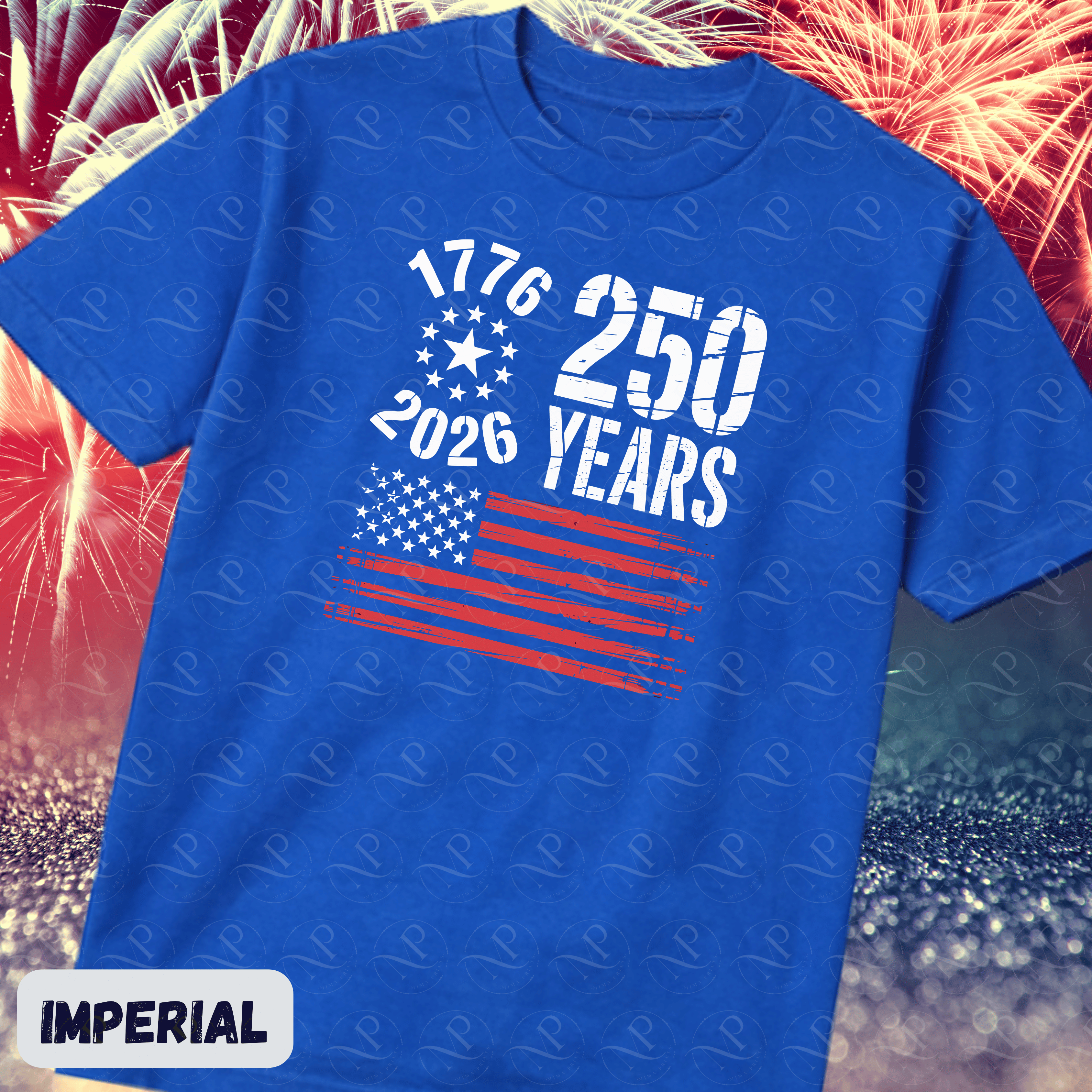 Vintage 250 Years Flag