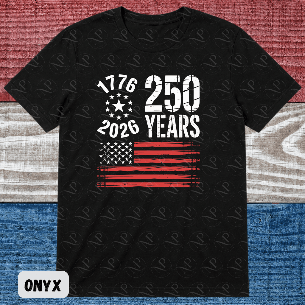 Vintage 250 Years Flag