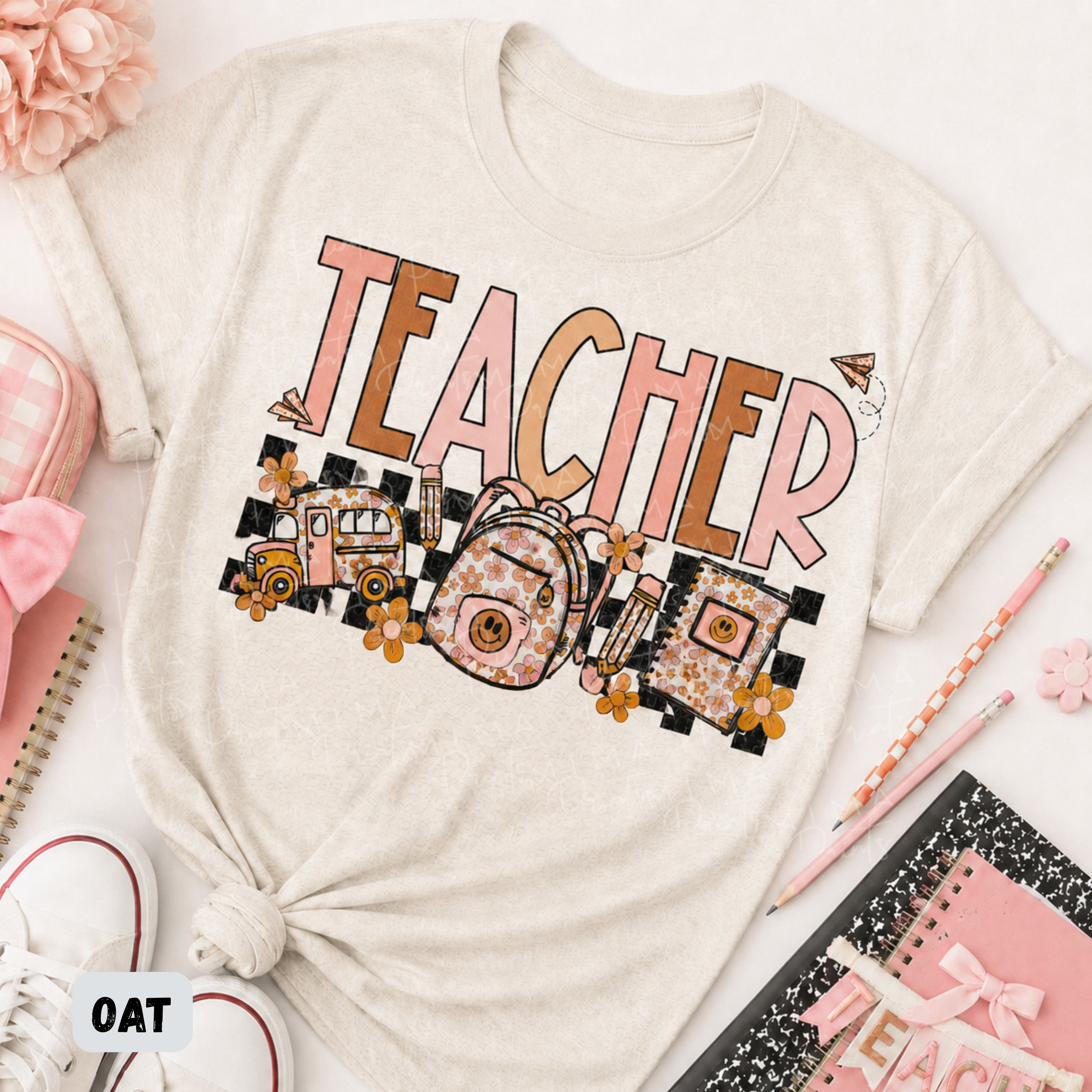 Teacher Checkered Neutral
