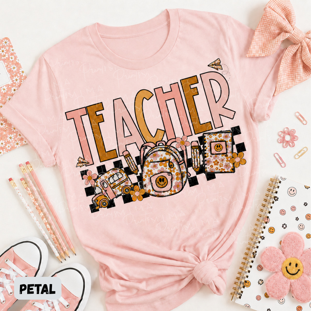 Teacher Checkered Neutral