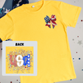 USA Splatter Stars Front and Back