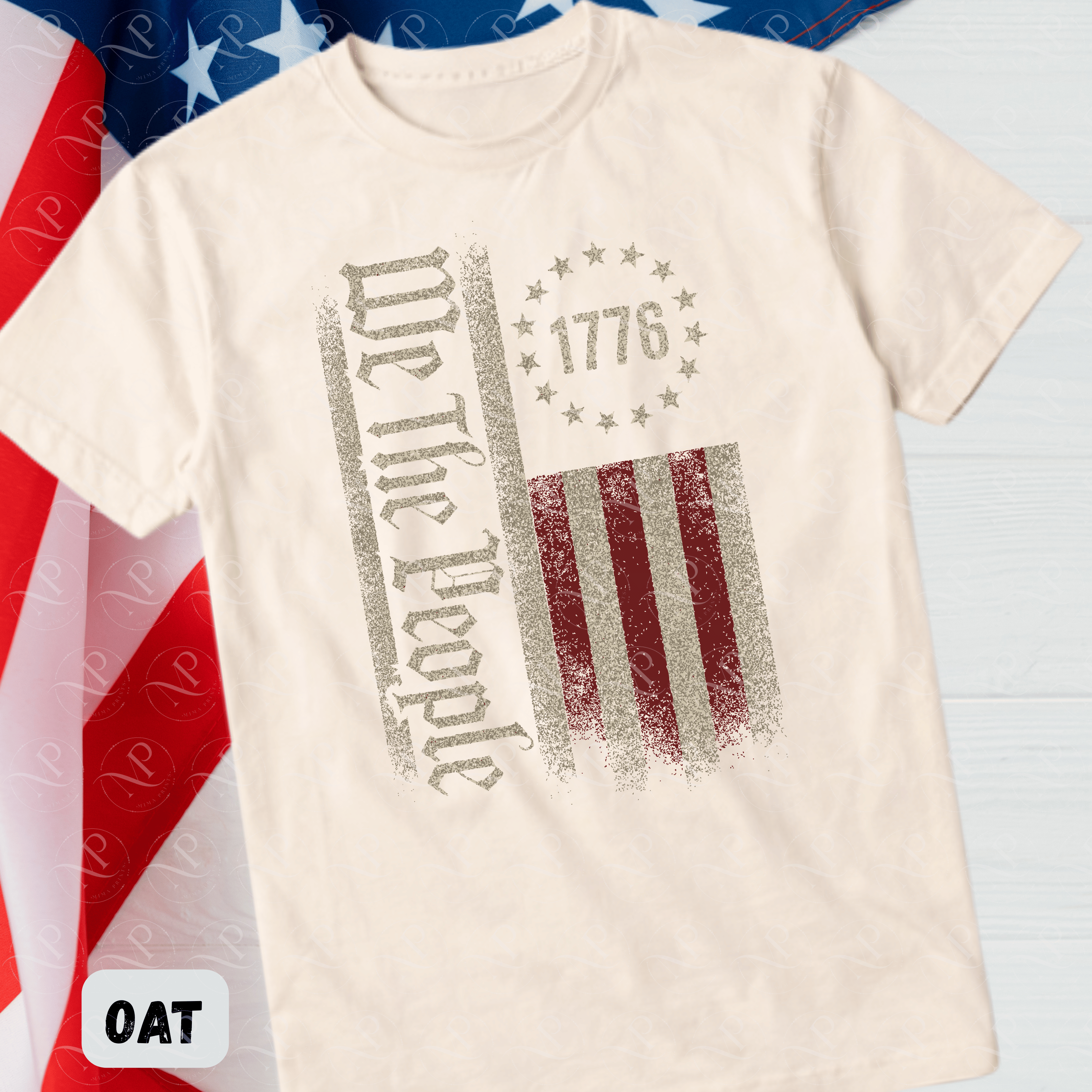 We The People Vintage Flag