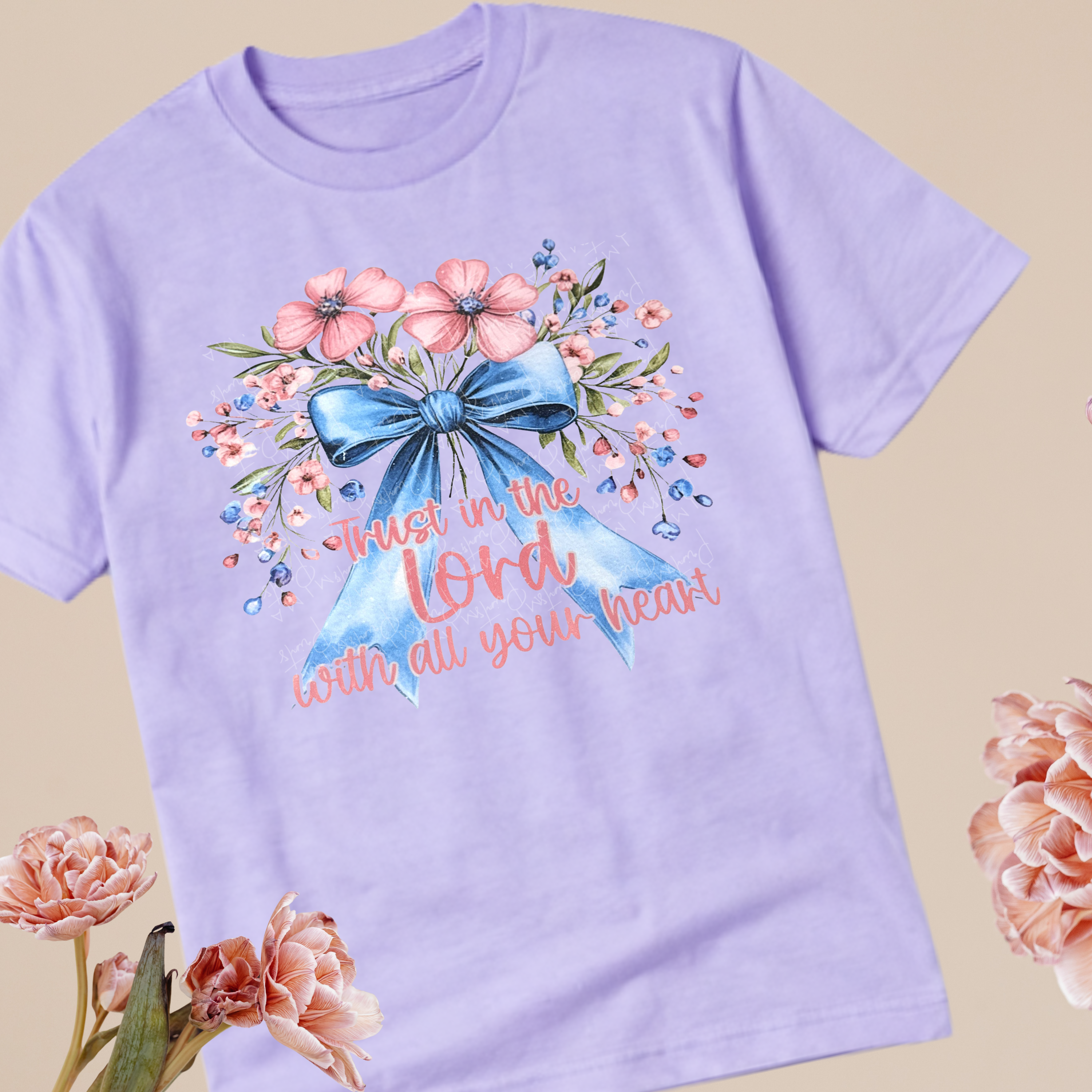 Trust in the Lord Floral Bow