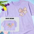 Happy Easter Bow Front & Back Design
