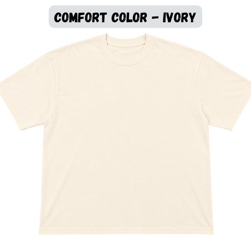 Adult Blank Comfort Colors Short Sleeve Tee — Neutral & Earth Tone Colors