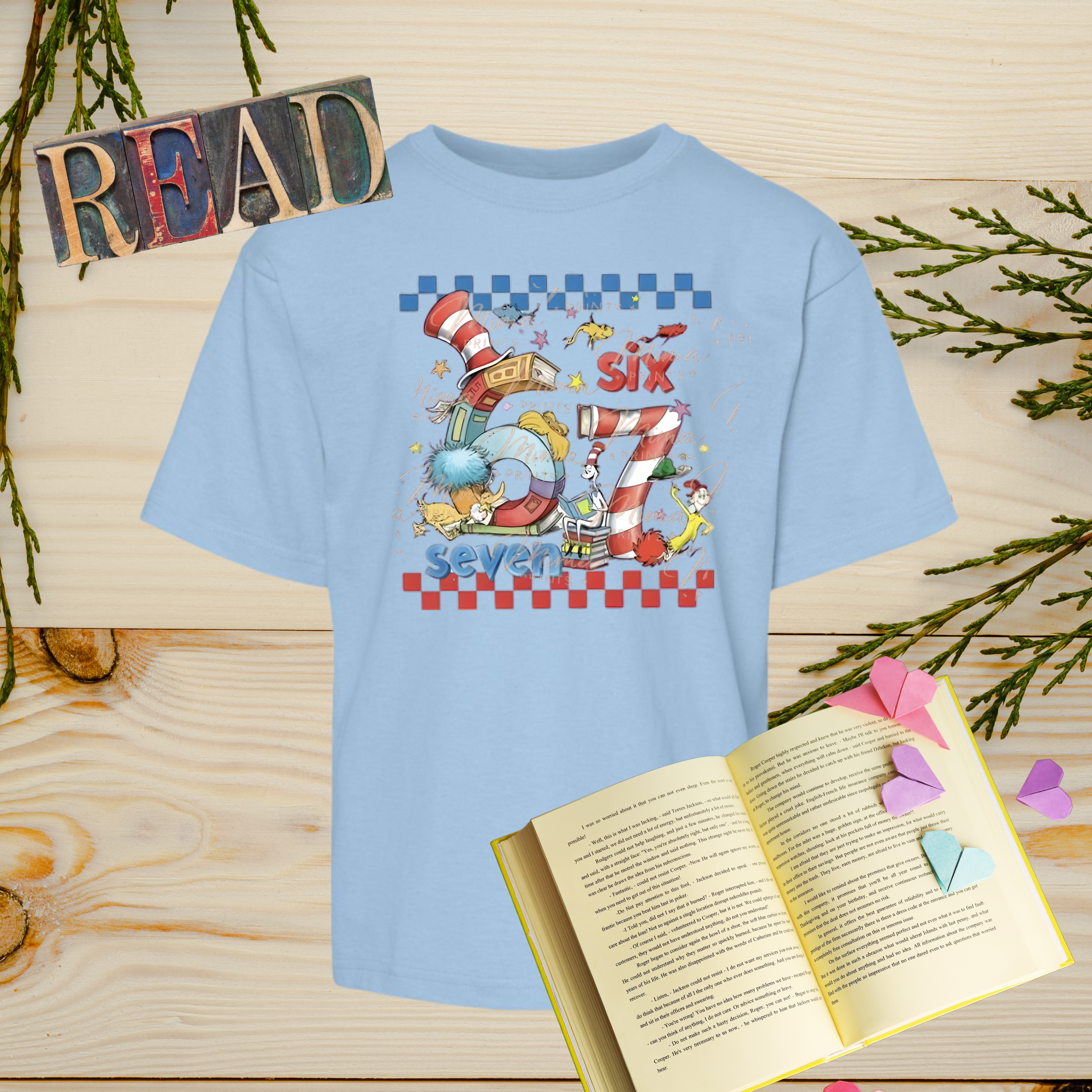 6 7 Reading Tee