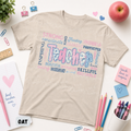 Teacher Pastel Word Collage