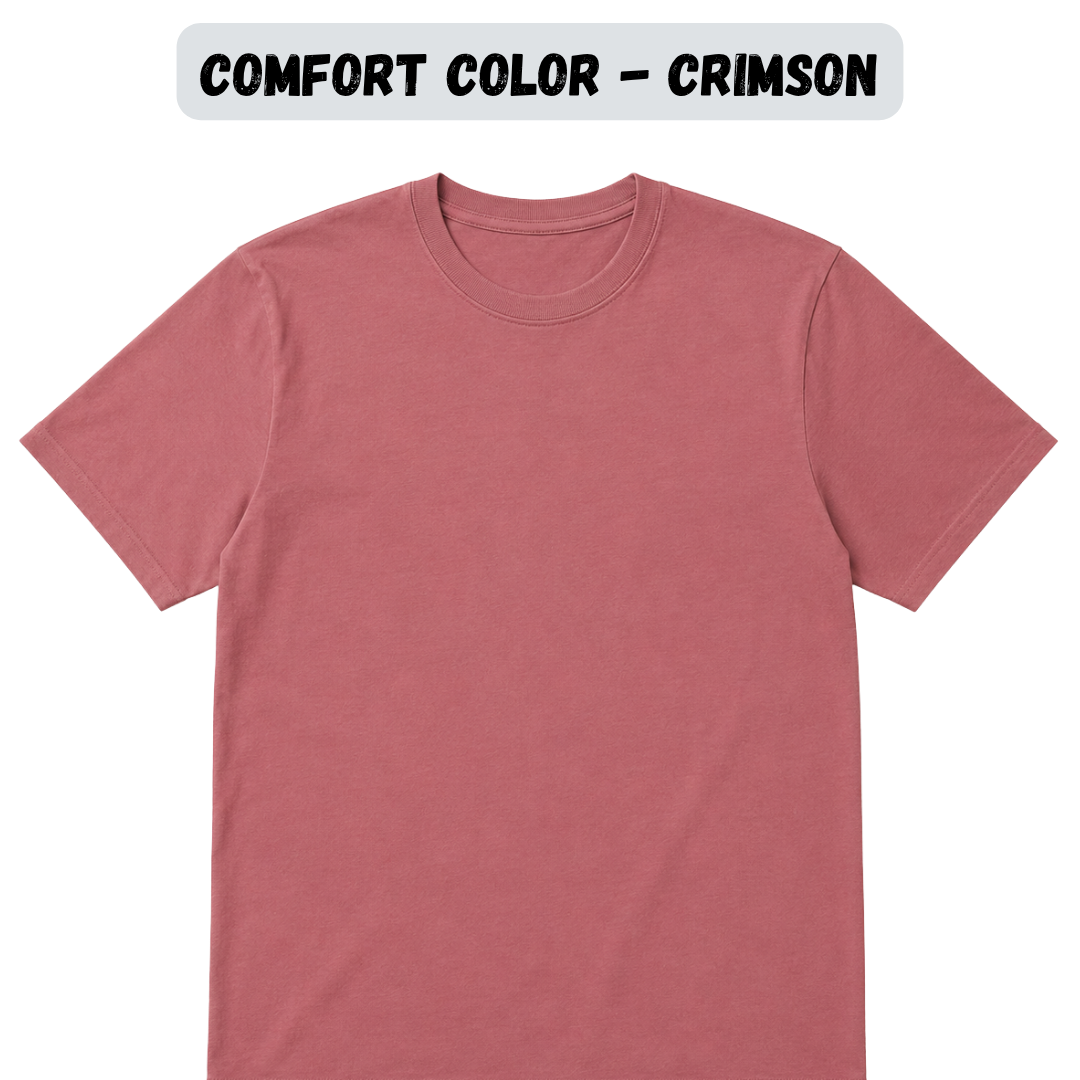 Adult Blank Comfort Colors Short Sleeve Tee — Pink, Red & Warm Colors