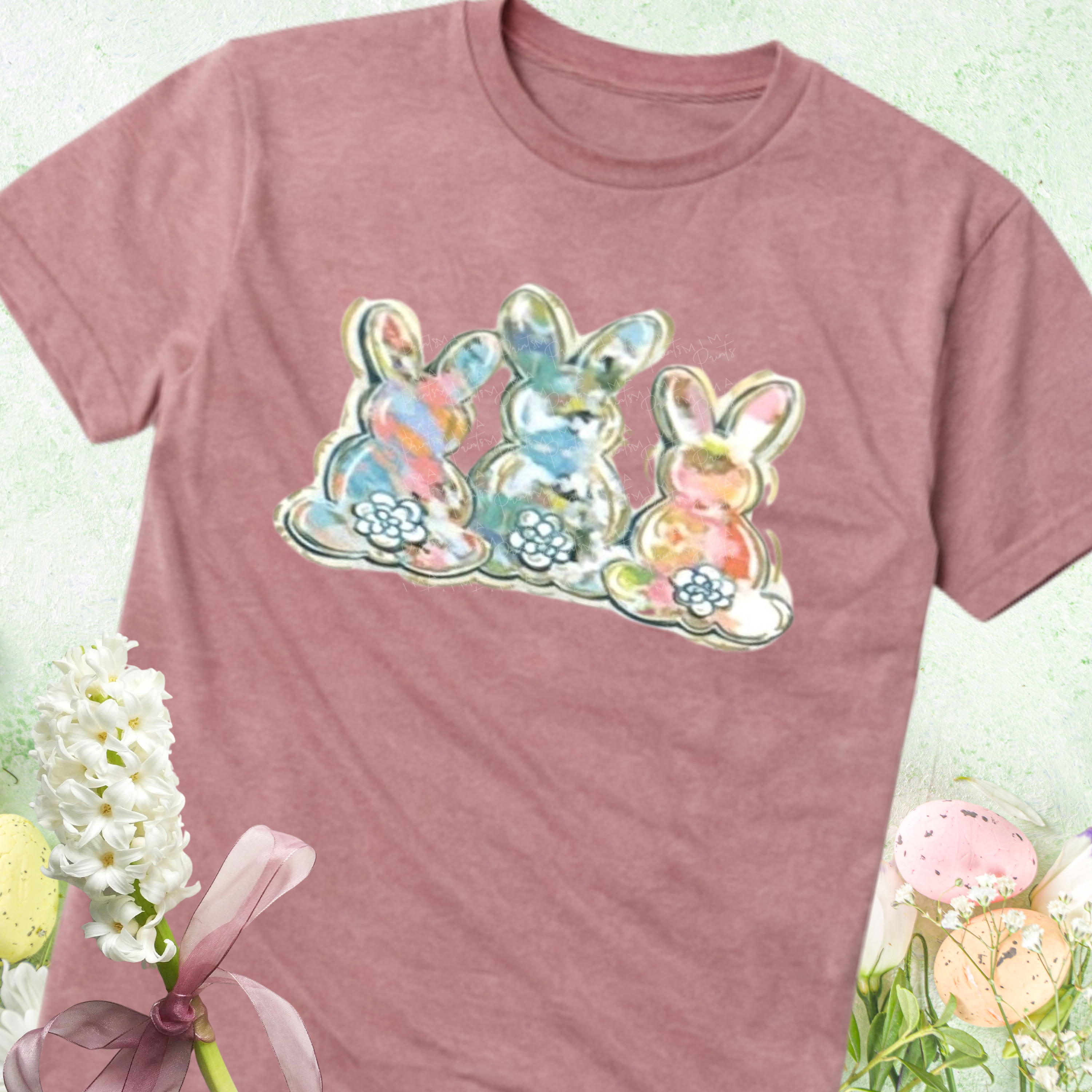 Pastel Bunny Trio