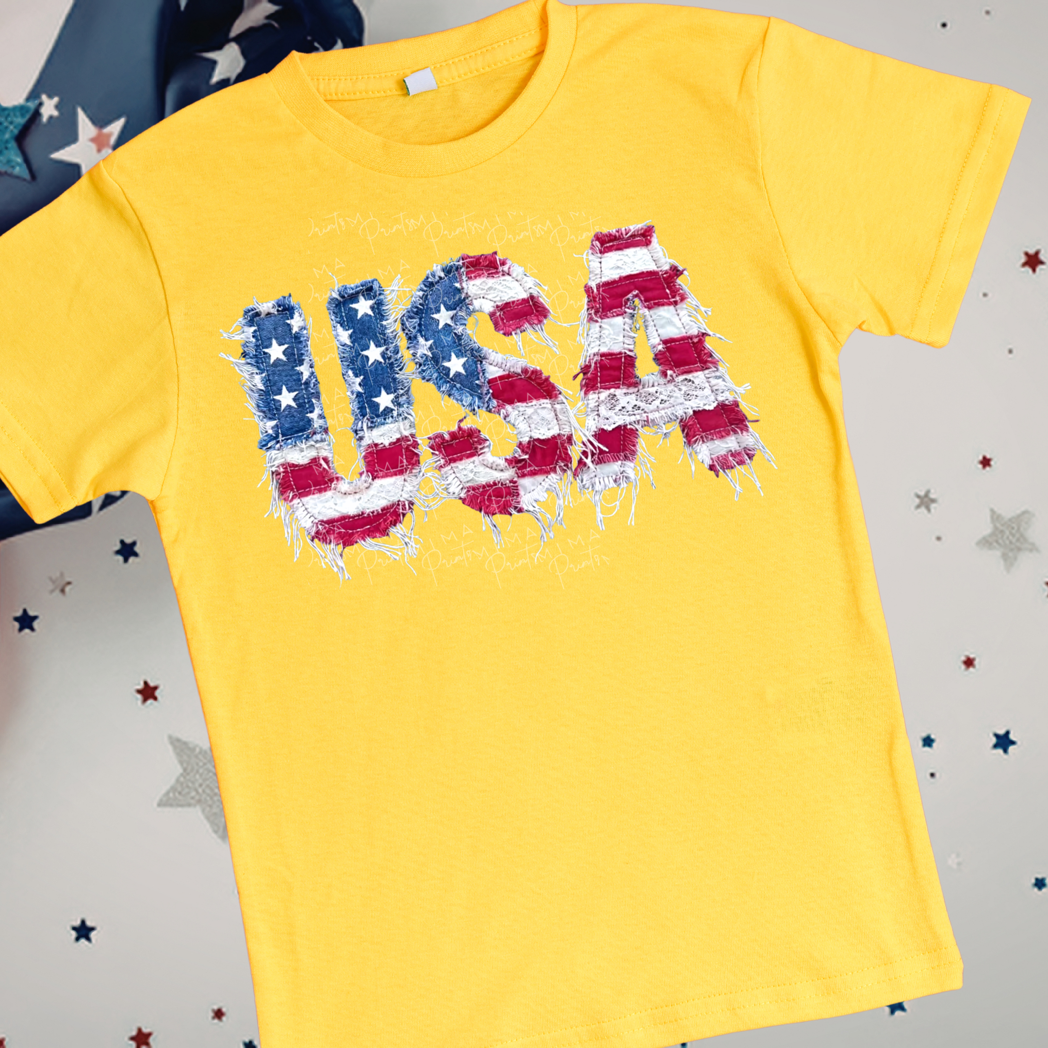 USA Frayed