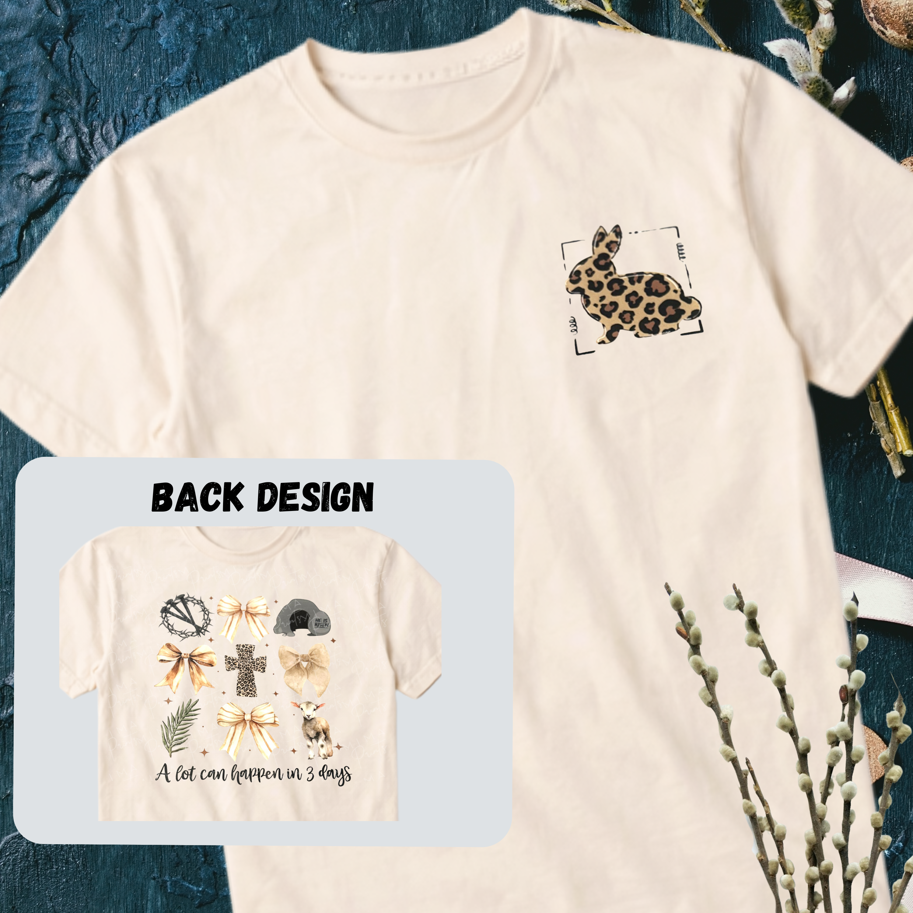 3 days Collage Front & Back Design