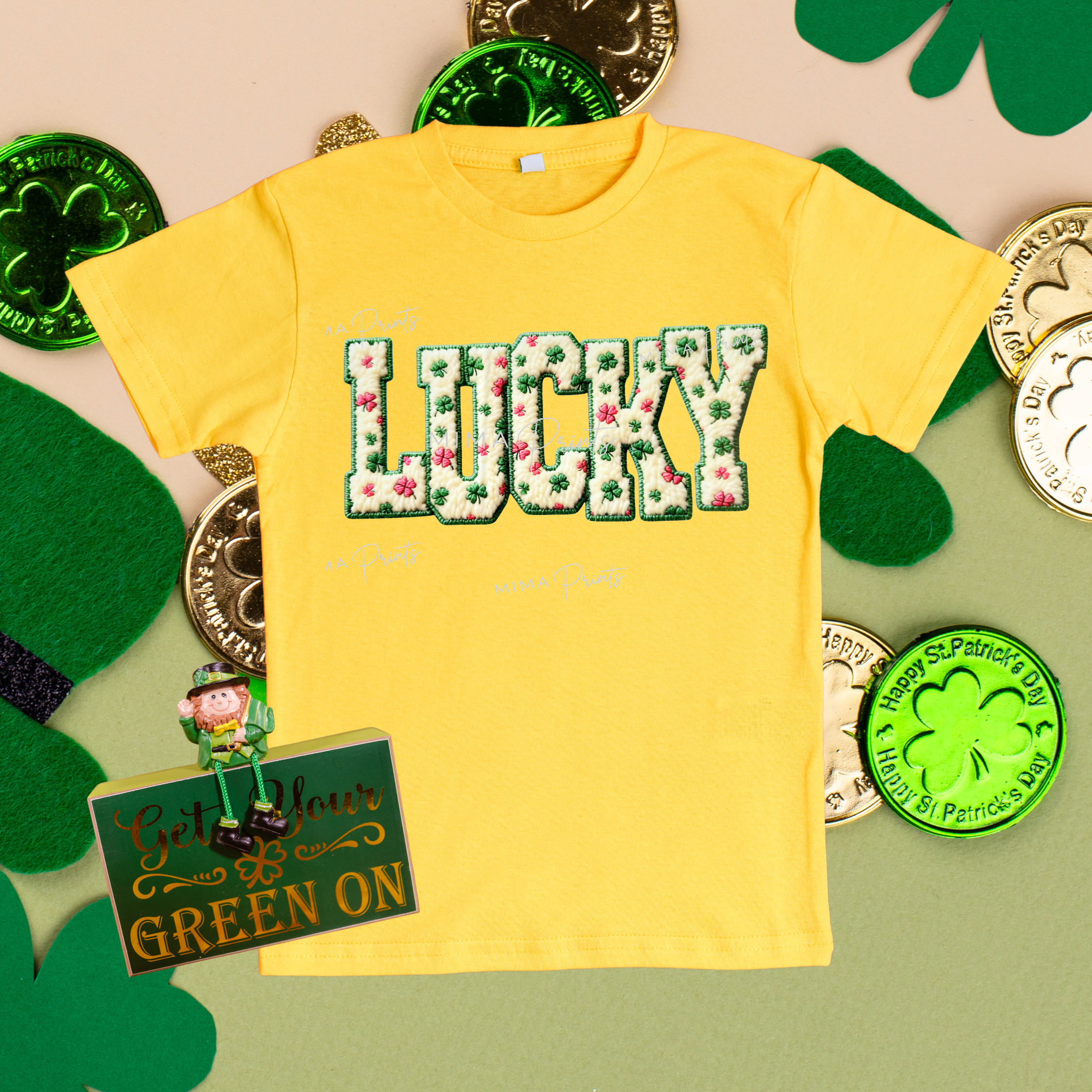 Lucky Faux Patch Clover Green