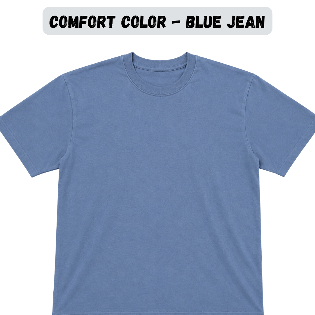 Adult Blank Comfort Colors Short Sleeve Tee — Blue & Coastal Colors