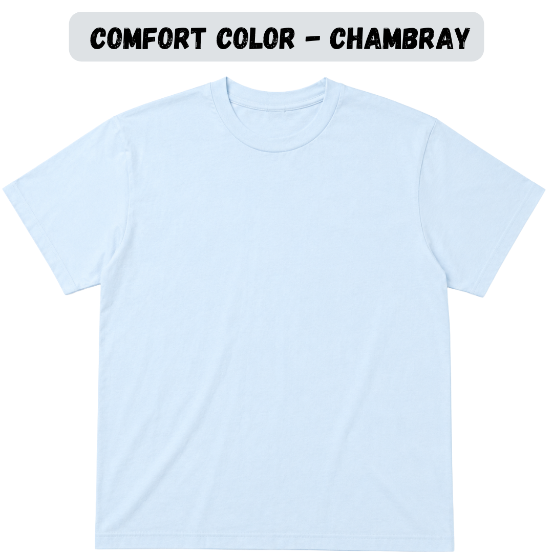 Adult Blank Comfort Colors Short Sleeve Tee — Blue & Coastal Colors