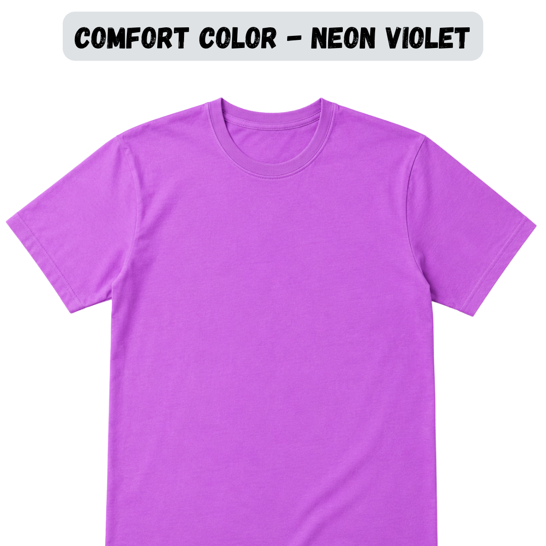 Adult Blank Comfort Colors Short Sleeve Tee — Pink, Red & Warm Colors