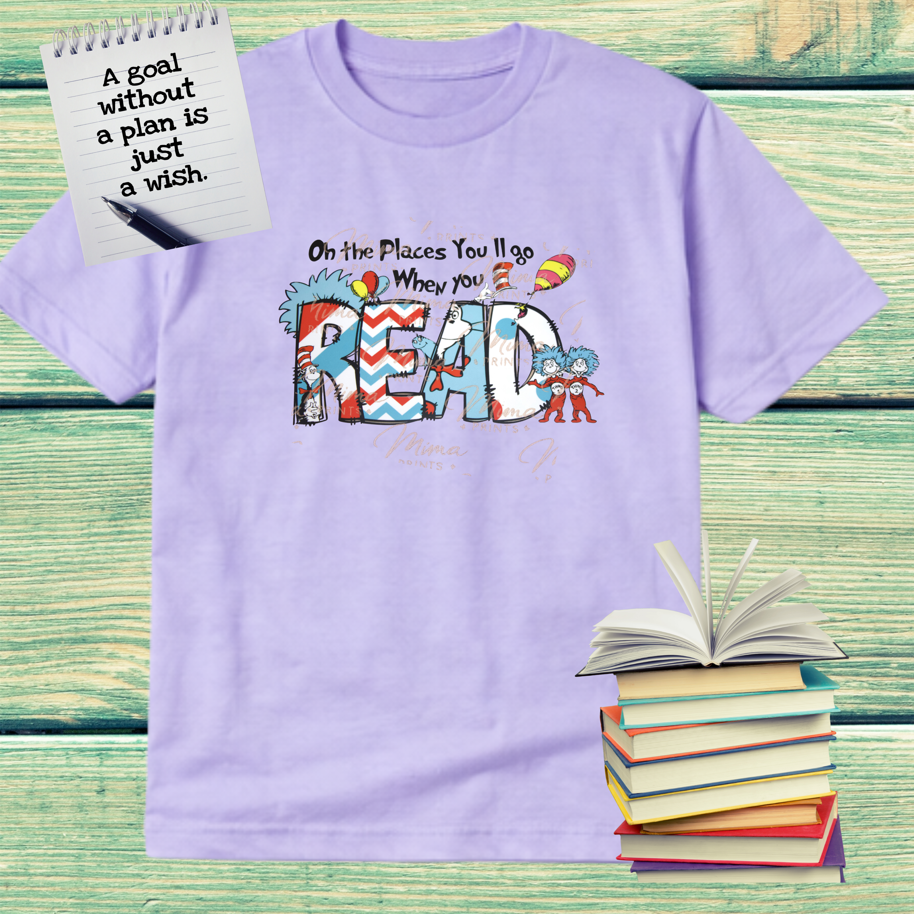 Oh The Places You’ll Read Colorful