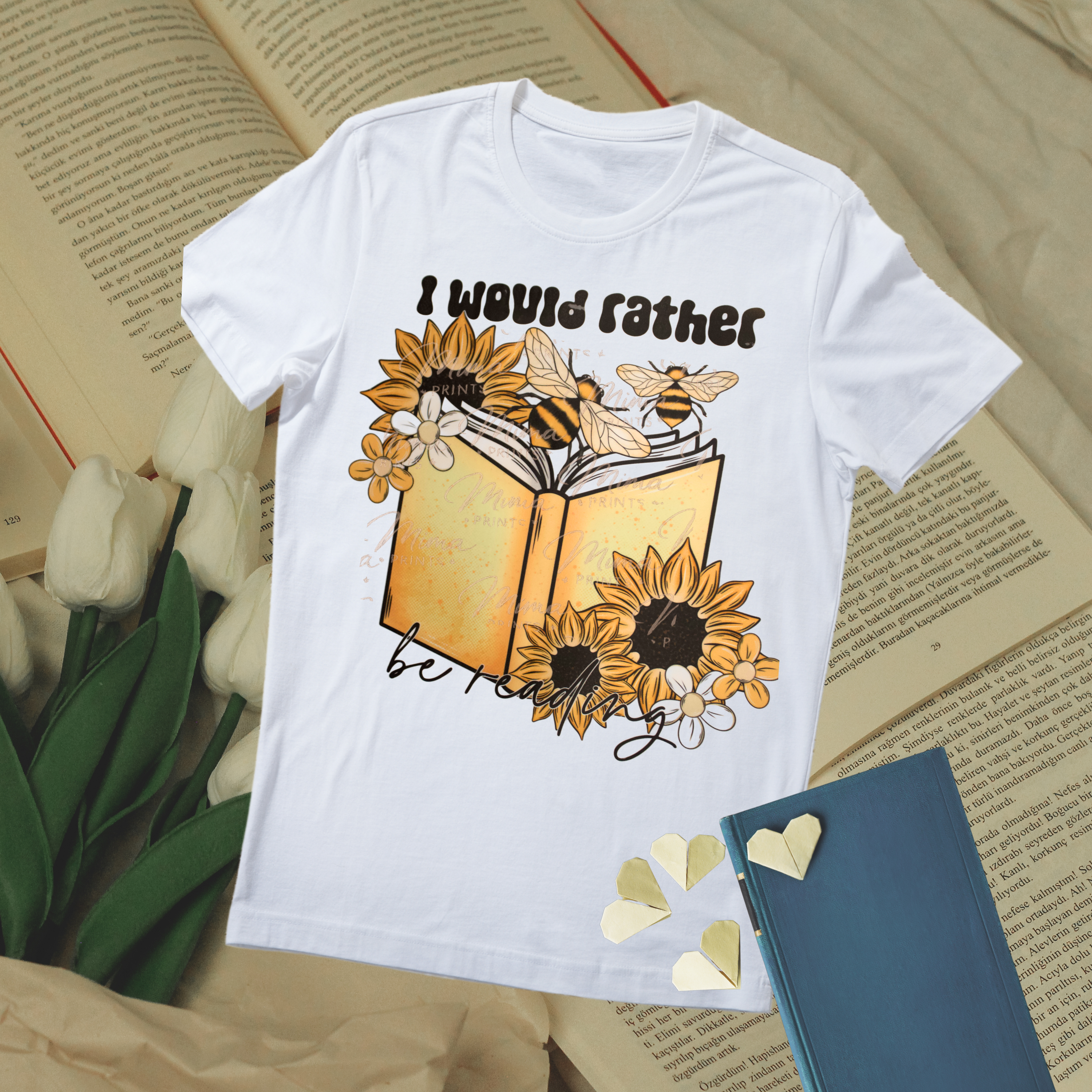I Would Rather Be Reading Sunflower