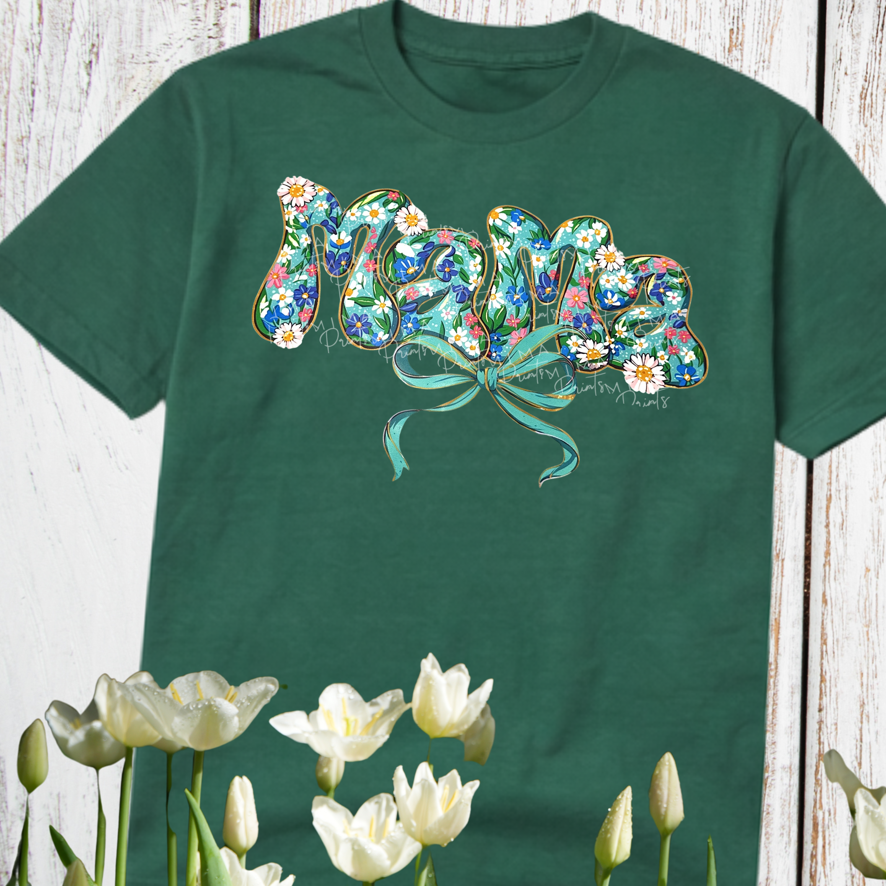 Floral Mama Green Floral
