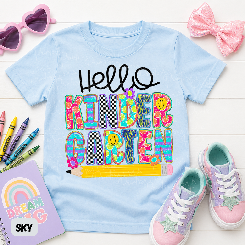 Hello Kindergarten Pencil