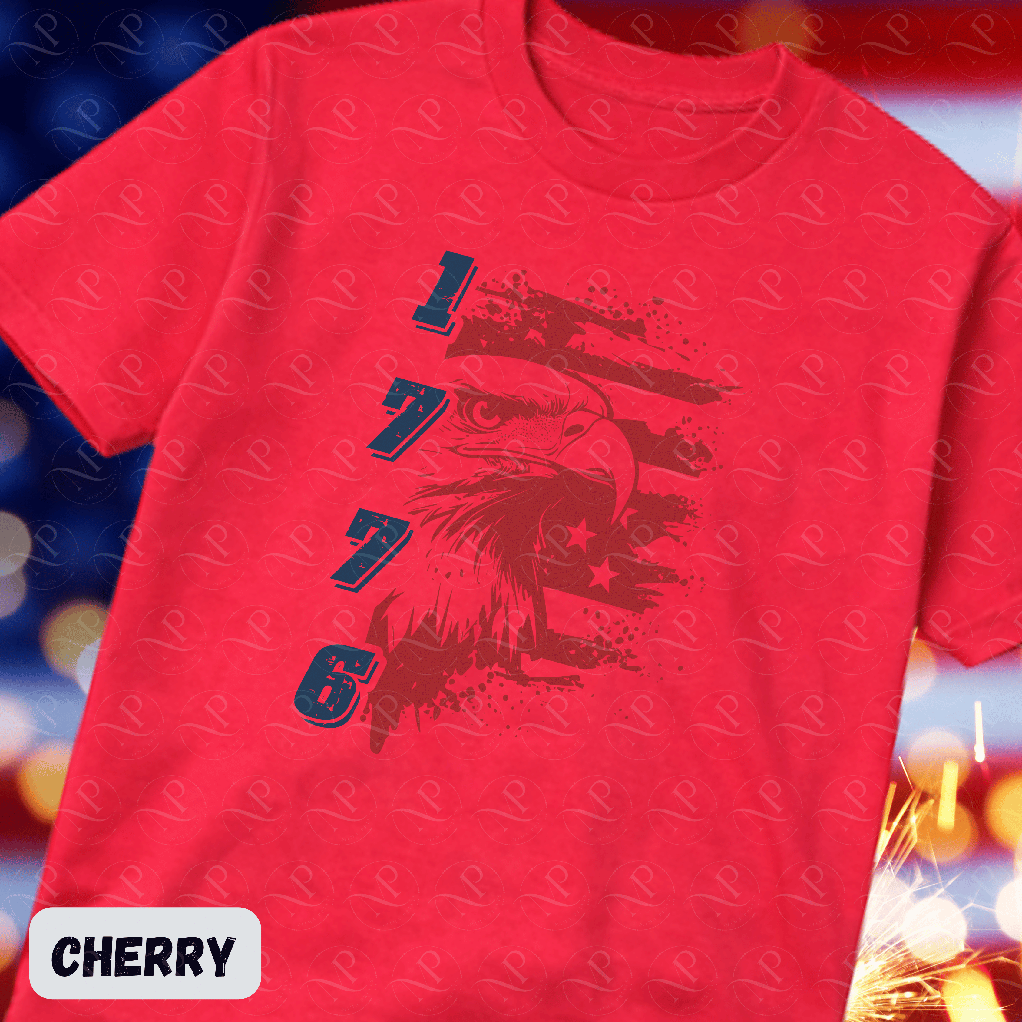 Vintage 1776 Eagle Flag
