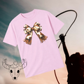 Cowprint Fringe Bow