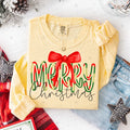 Merry Christmas Red & Green Fade