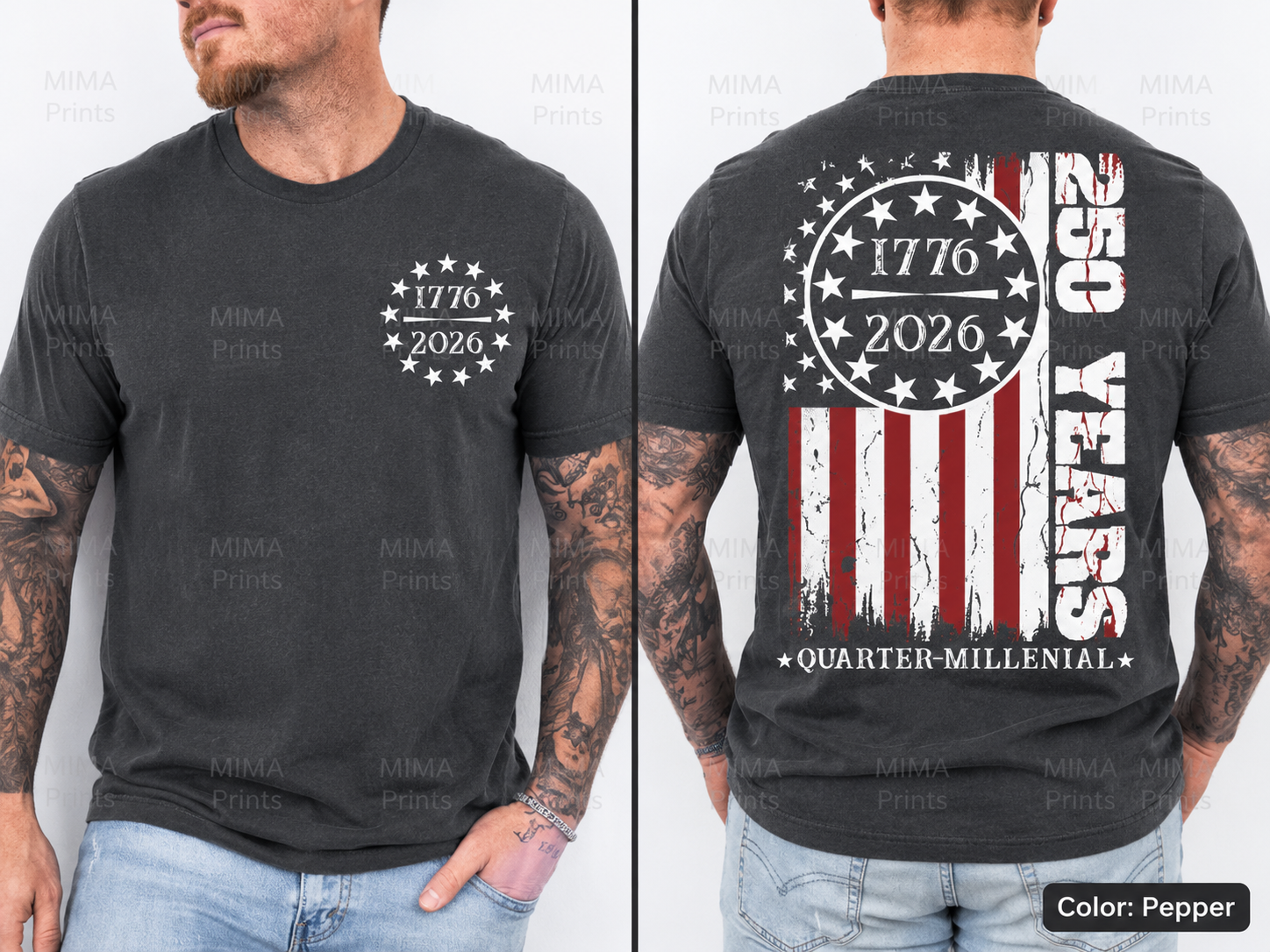 250 Years Front and Back