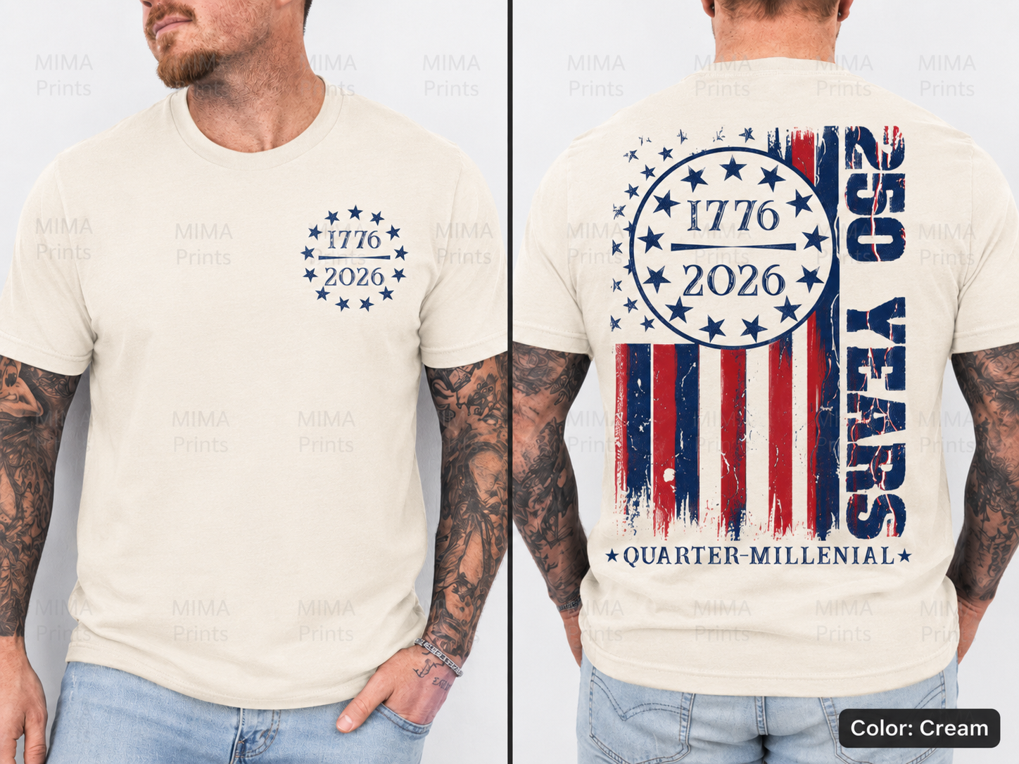 250 Years Front and Back