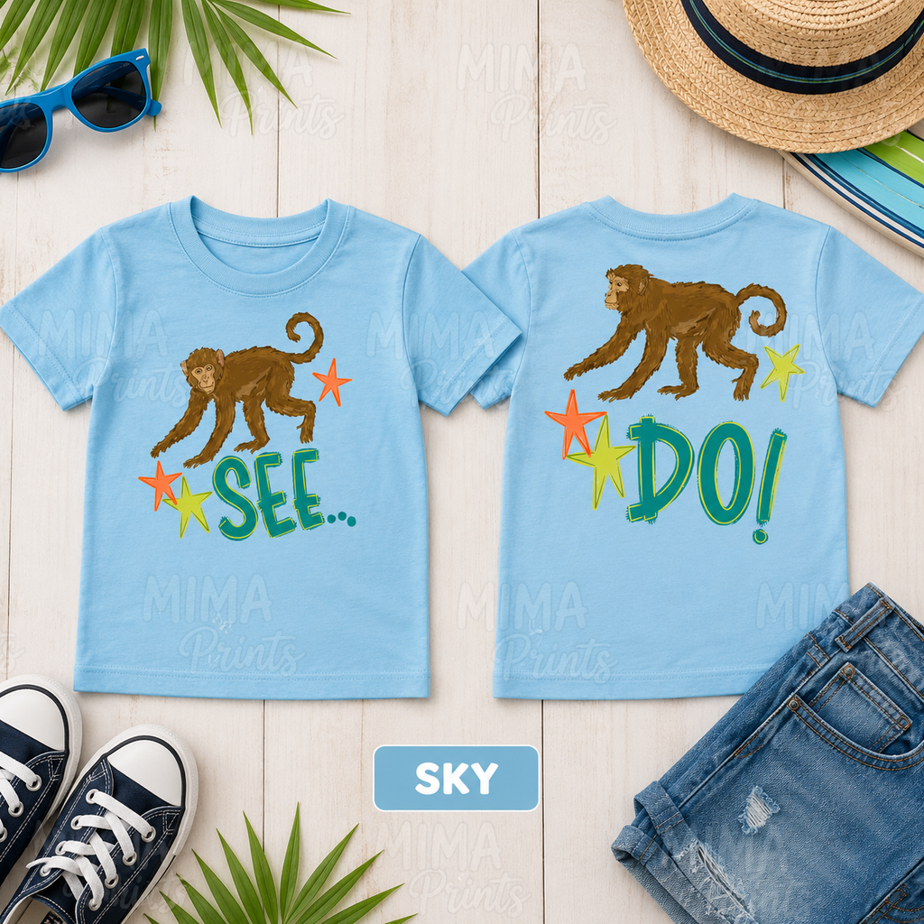 Monkey See Monkey Do Green