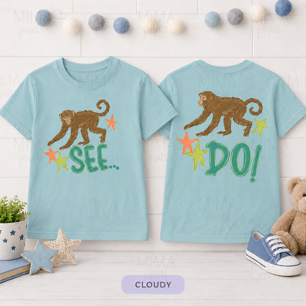 Monkey See Monkey Do Green