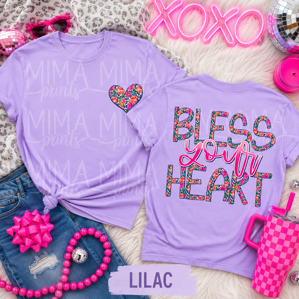 Bless your heart front and back