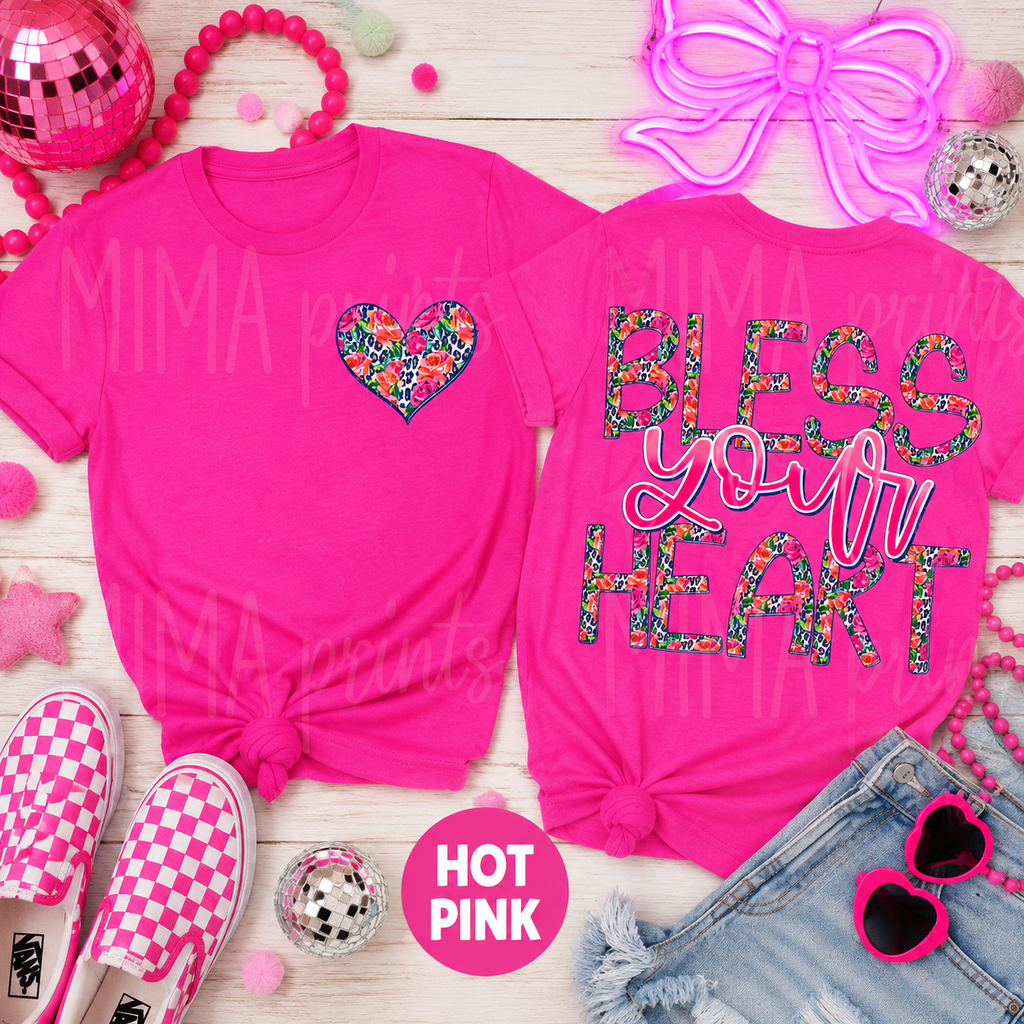 Bless your heart front and back