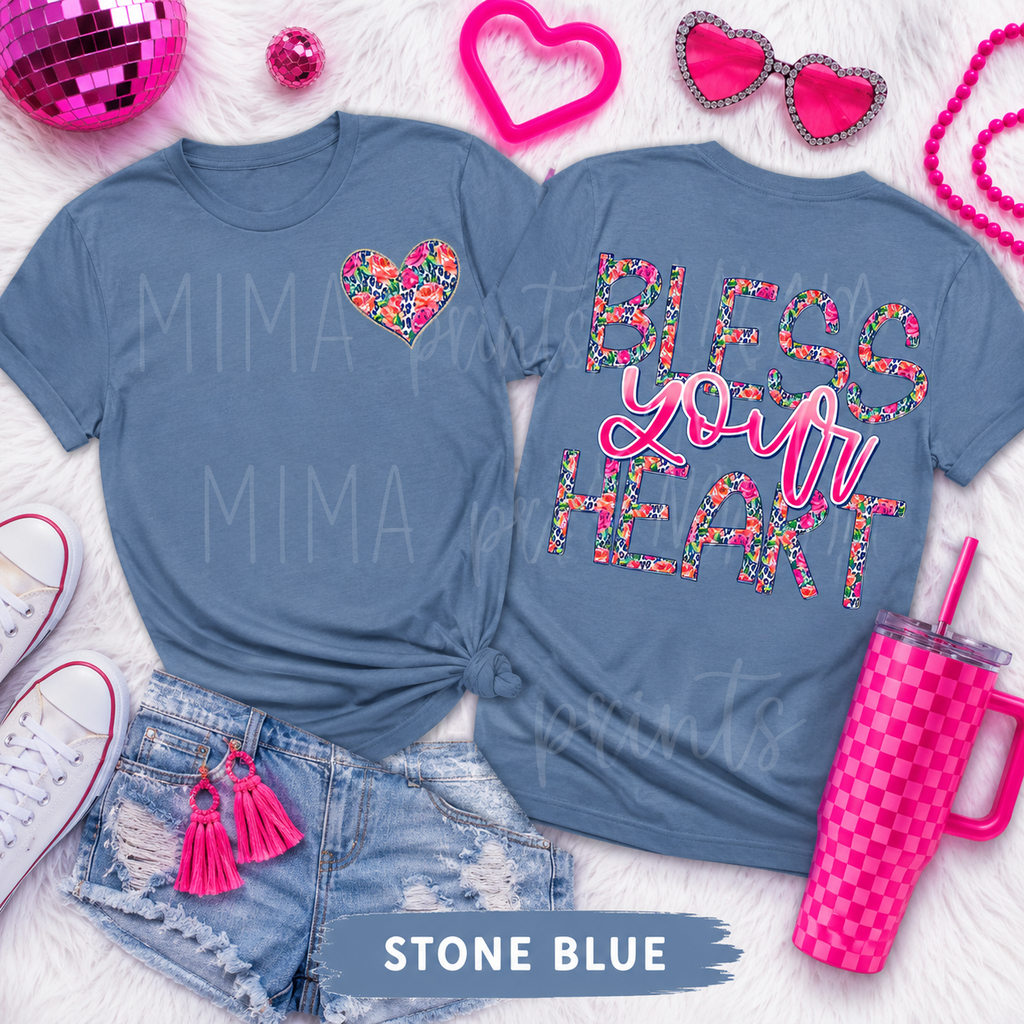 Bless your heart front and back