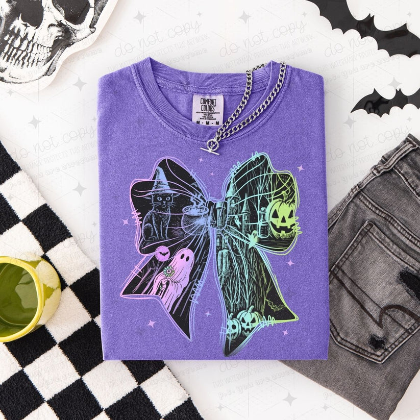 Halloween Neon Bow